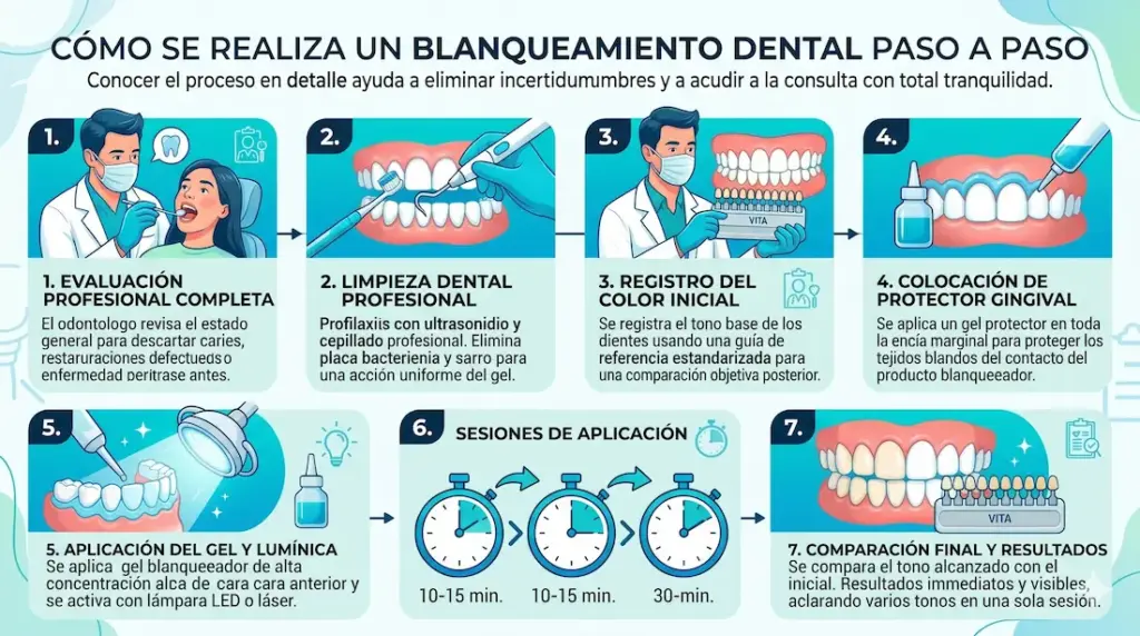 blanqueamiento dental paso a paso